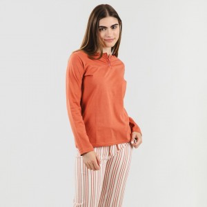 Pijama algodão Raya Alejandra cor telha 2