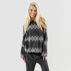 Pijama coral Andros cinza