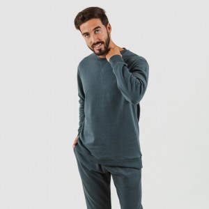 Set Sport algodão homem verde menta