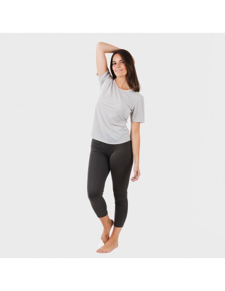 Conjunto desportivo de legging mulher cinza perla - cinza marengo