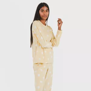 Pijama veludo Dula vainilla 2