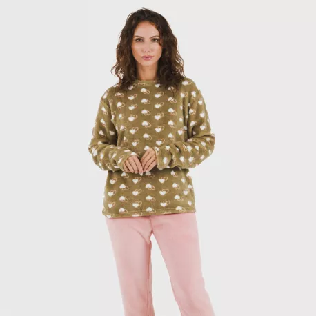 Pijama coral Estelle rosa