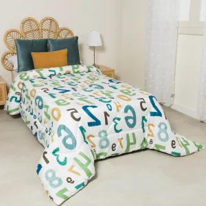 Edredão estampado Numbers